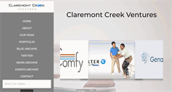 Desktop Screenshot of claremontcreek.com